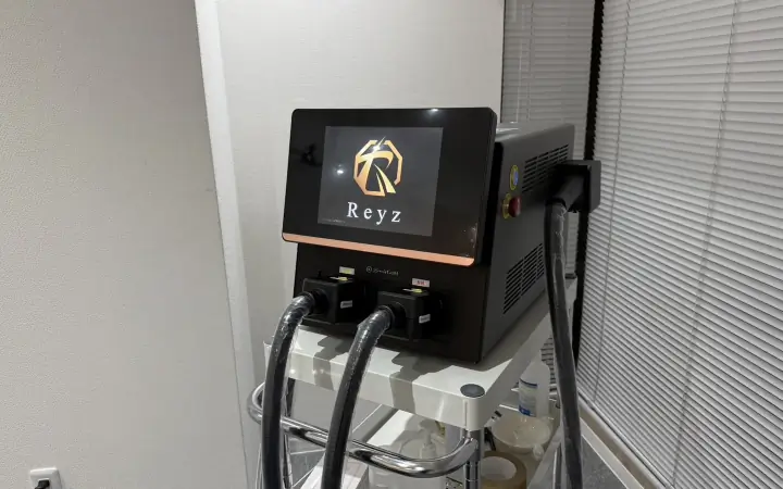 Reyzで使用する脱毛機